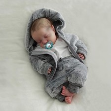 Lifelike Reborn Baby Dolls Boys - 17-Inch Real Baby Feeling Realistic-Newborn B
