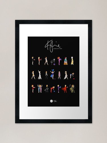 Kylie evolution framed - evolution,