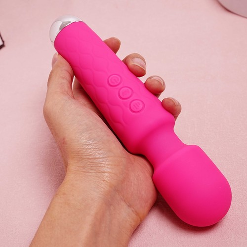 Dildo vibrator wand - 7.9",