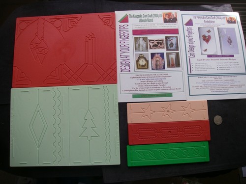 Christmas embossing boards - 5,
