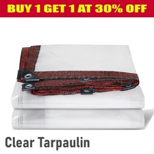 Heavy-Duty Clear Tarpaulin –