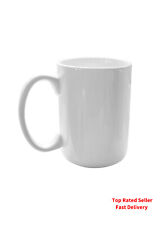 Large 15oz Sublimation AAA Mugs Blank White Coated Heat Press Gift Box