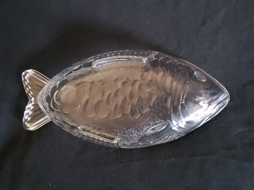 Glass fish bowl trinket - fish, bowl,trinket