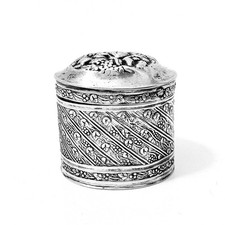 19th century Dutch silver snuff / scent /  Lodereindoosje / vinaigrette 1841