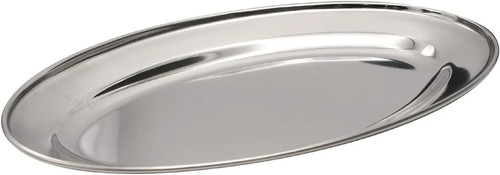 Oval platter serving stainless - oval,
