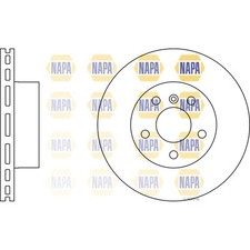 2x Brake Discs Vented For Land