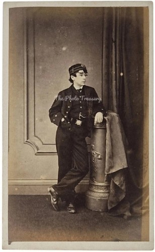 Cdv young man naval uniform - cdv,