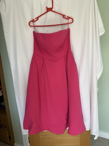 Lipsy pink strapless midi - lipsy,