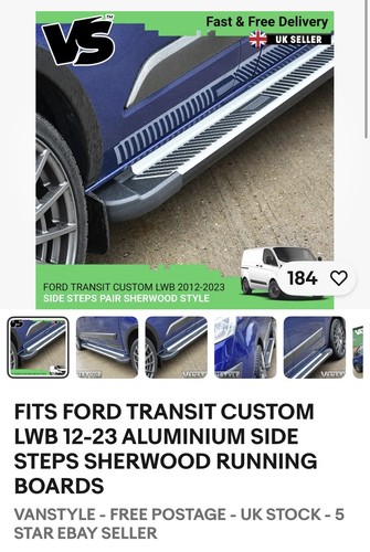 Fits ford transit custom - fits, lwb
