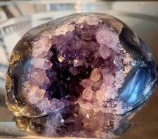 Natural Amethyst Druze Geode