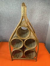 Vintage Wicker Rattan Wine