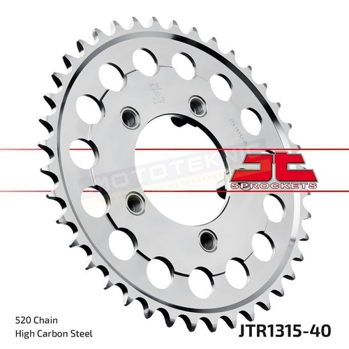Steel rear sprocket fit - jt, to