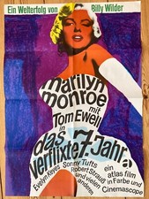 Original Vintage MARILYN MONROE poster THE 7 YEAR ITCH MOVIE - Very Rare Poster