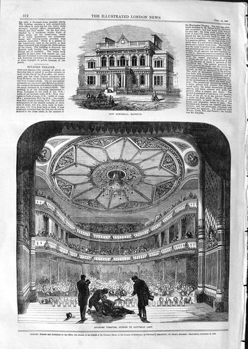 Old antique print 1866 - 1866, new