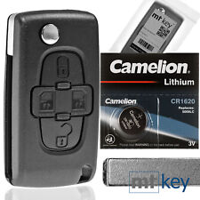 Flip Key Shell Car Key VA2 For Peugeot 807 1007 Citroen C8