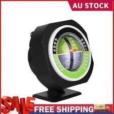 Outdoor Luminous LED Car Inclinometer Angle Slope Meter Balancer Measure Green