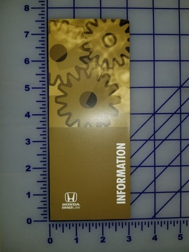 2008 honda owner link brochure - honda,