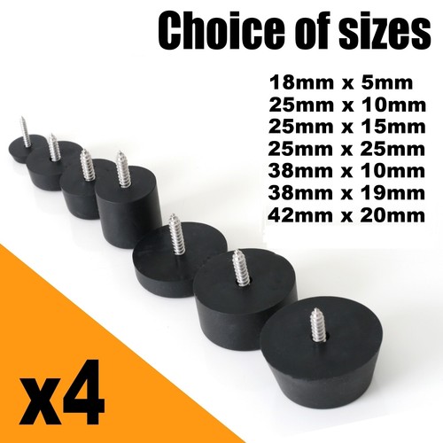 Set rubber feet - 4,
