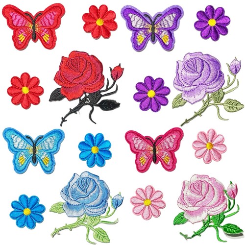 Multi pcs flower butterfly - flower, &