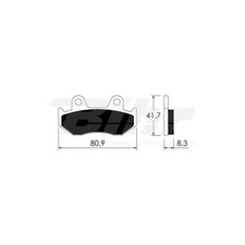 Front Brake Pad Honda Dylan 125-Suzuki Burgman 250 98-03 for