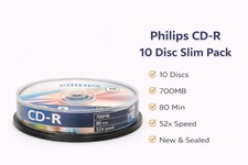 Philips CD-R 10 Pack 700MB 80