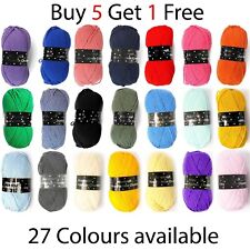 Woolcraft CHUNKY New Fashion  Knitting Yarn / Wool - 100g Ball -27 Shades