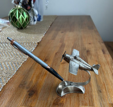 VINTAGE AIRPLANE PEN HOLDER -