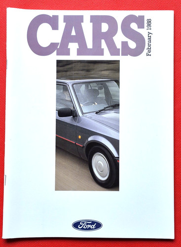 1988 ford cars brochure fiesta - brochure,