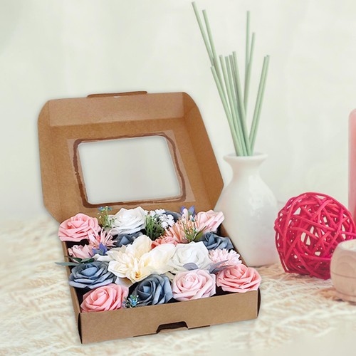 Artificial flowers box - flowers,