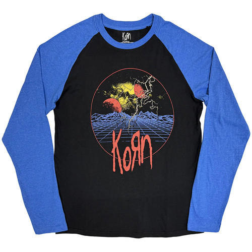 Korn raglan shirt wireframe - korn,