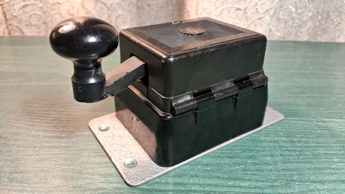 Vintage military telegraph key - military,