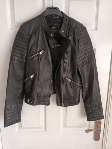 Zara trafaluc black leather - black,