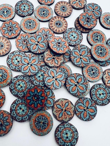 Pack 20mm wood - 20mm, buttons
