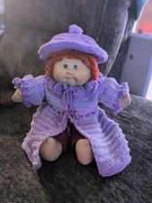 Cabbage Patch Kids Redhead Girl Doll Head Green Eyes. 