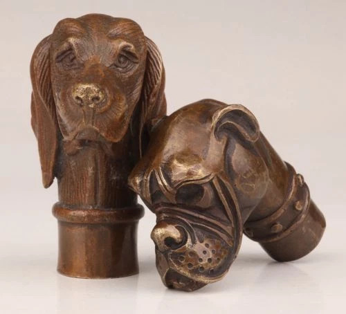2pc vintage old bronze - vintage,
