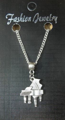 Grand piano pendant necklace - pendant,