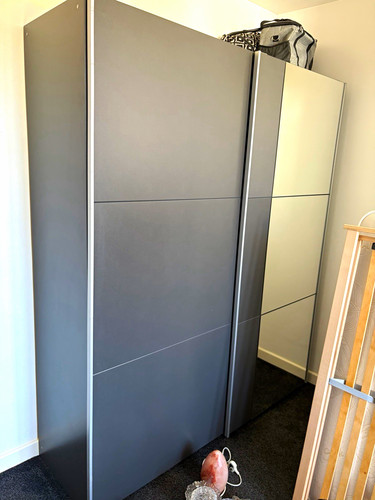 Grey freestanding door - 2,