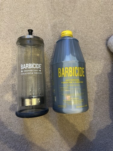 Barbicide disinfectant - barbicide,