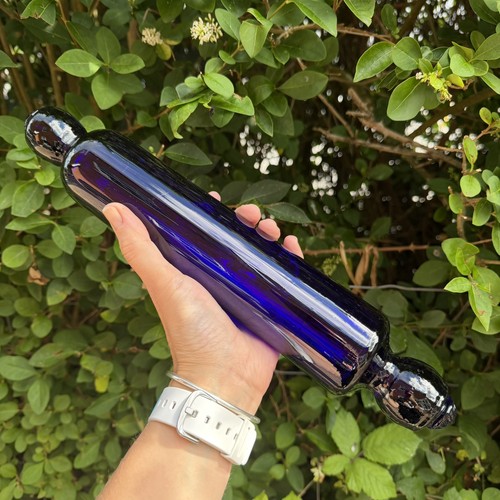 Antique bristol blue glass - bristol,