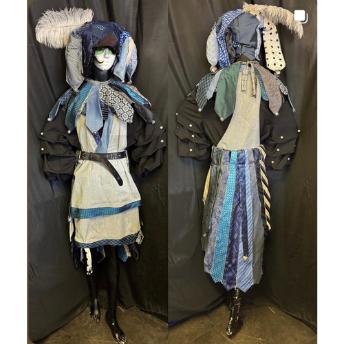 Blue tie jester womans - tie,