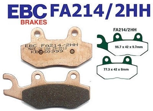 Ebc brake pads fa214 - brake, fits