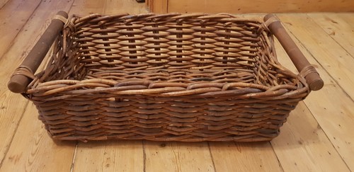 Vintage rectangular wicker - vintage,