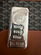 Baird and Co 1Kg Silver Bar -