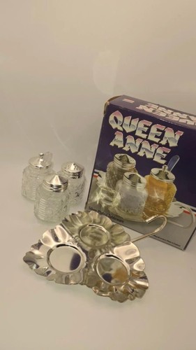 Queen anne silver - silver, salt