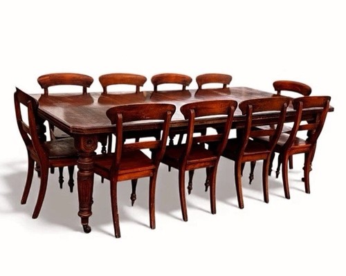 Extending dining table 10 - extending,