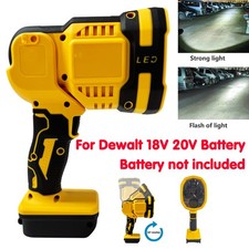 LED Work Light Cordless Flashlight Spotlight Lamp For Dewalt 18V 20V Battery New