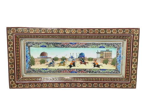Hand painted persian polo - persian,