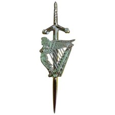 Scottish Highland Celtic Irish Harp Kilt Pin/Irish Harp Kilt Pin/Kilt Pin Harp