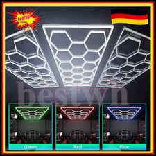 28/14 Hexagon LED Lamp Tubes Workshop Garage Wall Ceiling Light Lighting