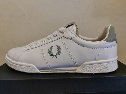 Fred perry b722 white - fred, leather